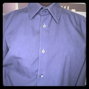 Navy blue H&M button down shirt